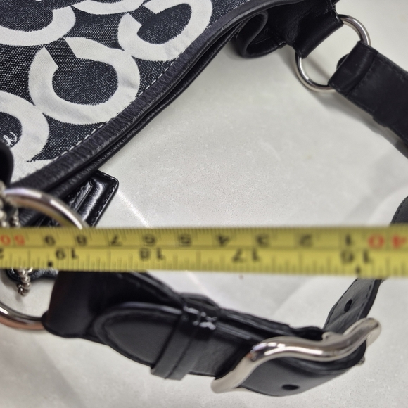 Coach  Peyton Op Art Black and White Women's Bag - Picture 7 of 16